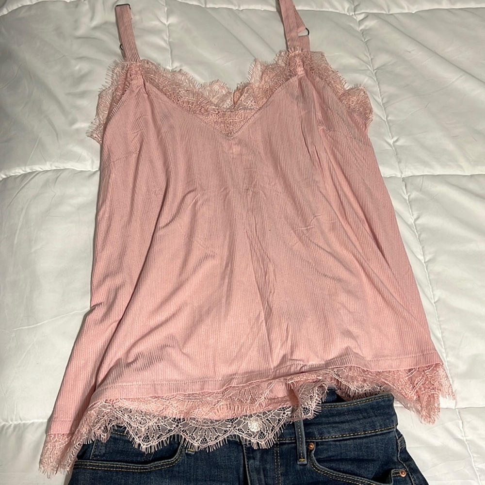 New with tags, never worn, green birch tank top